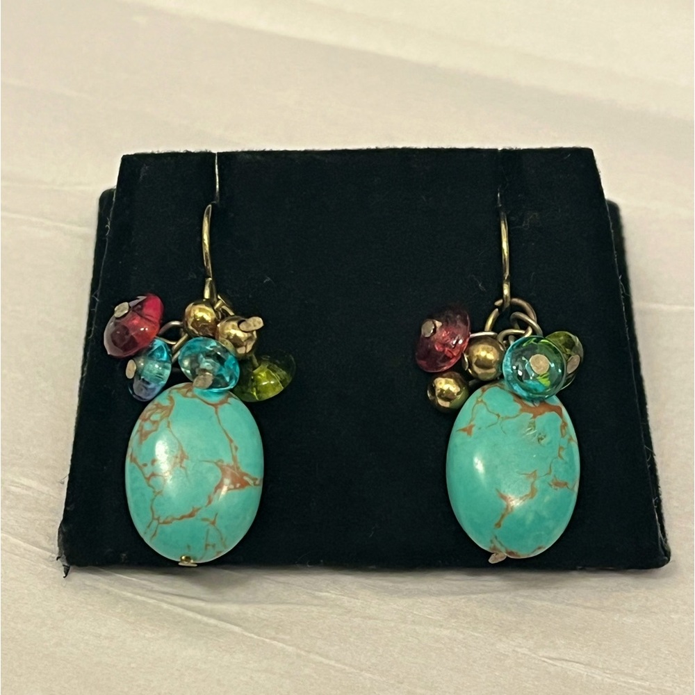 Fashion Turquoise drop earrings